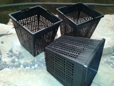 Preview: 10 Pflanzkörbe 4 verschiedene Größe von 11 - 23 cm Preview: Pflanzkörbe Pflanzkorb Teich